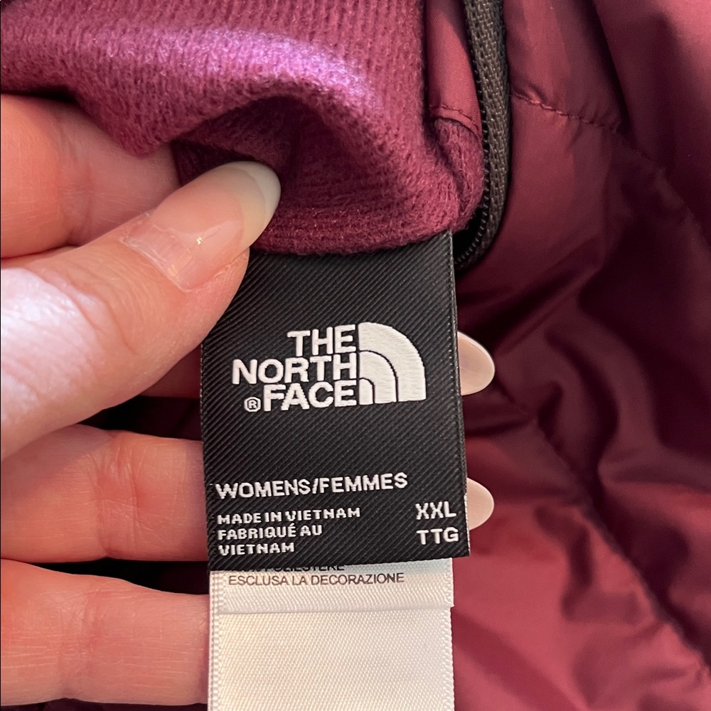 The North Face Women's Maroon Reversible Jacket Size XXL EUC - Picture 5 of 12
